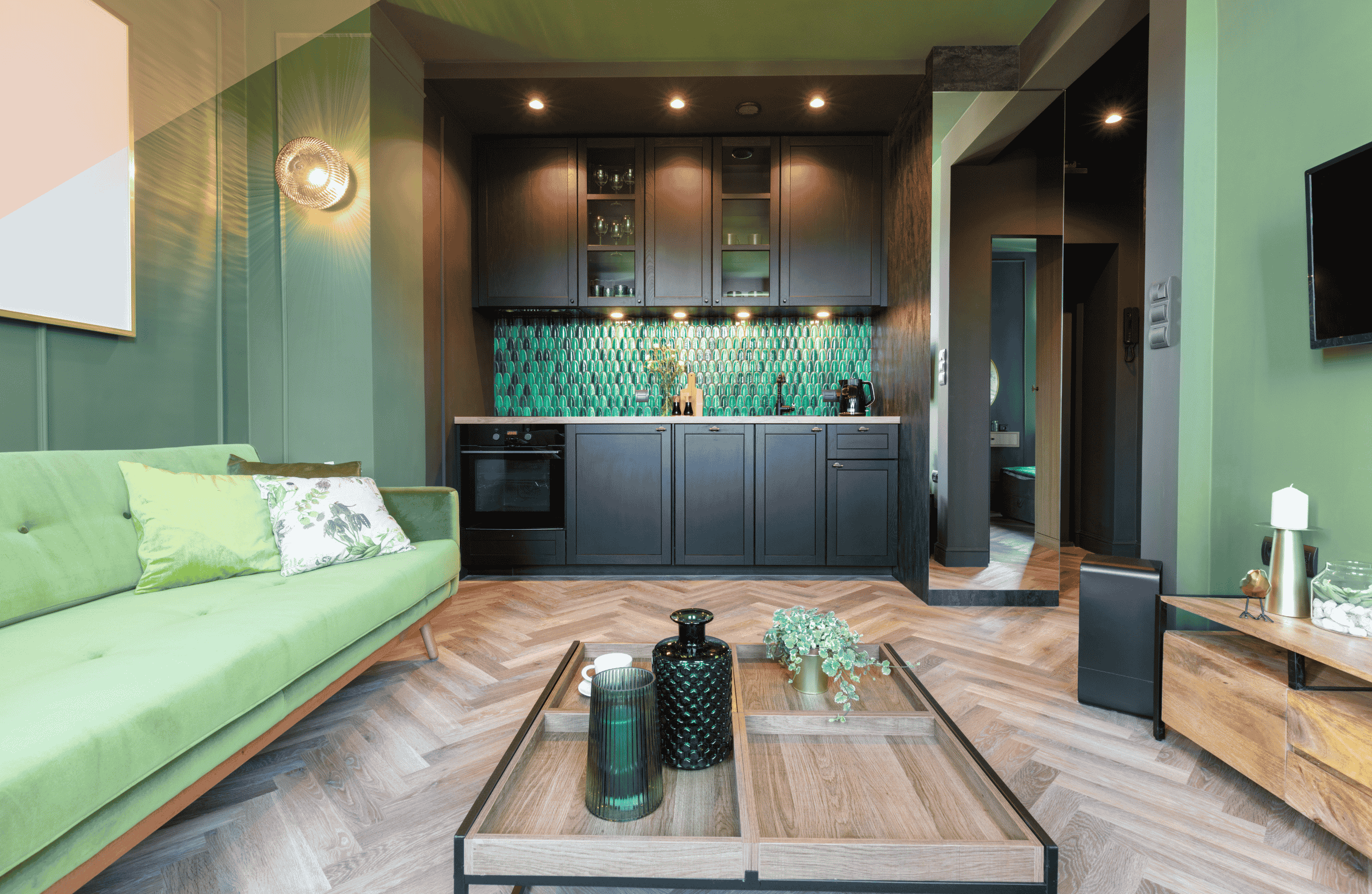 Espacio intervenido con diseño y Home Staging